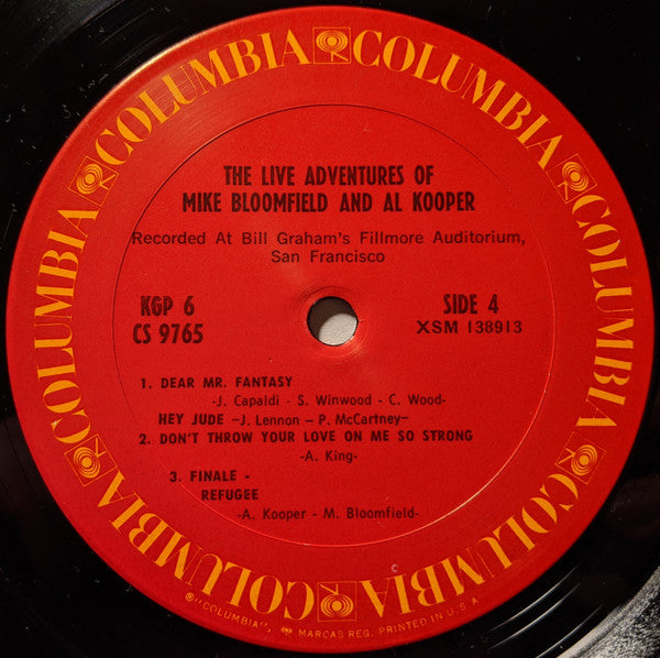 The Live Adventures Of Mike Bloomfield And Al Kooper