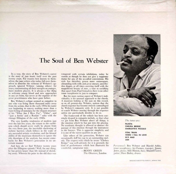 The Soul Of Ben Webster