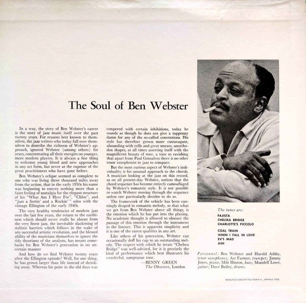 The Soul Of Ben Webster