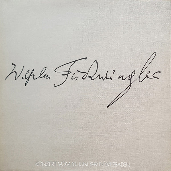 Konzert Vom 10 Juni 1949 In Wiesbaden