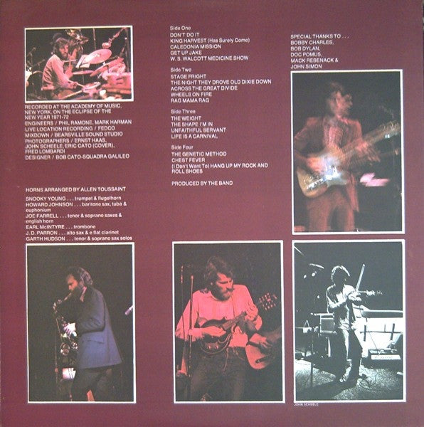 Rock Of Ages (The Band In Concert)