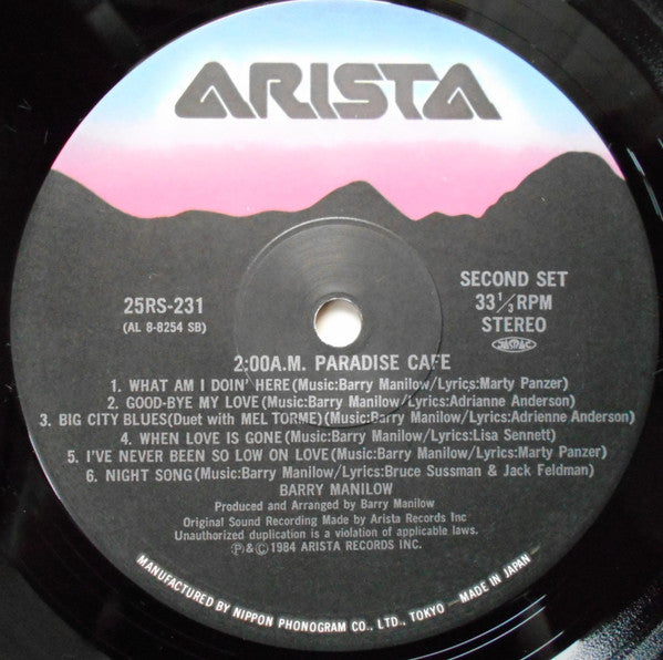 2:00 AM Paradise Cafe