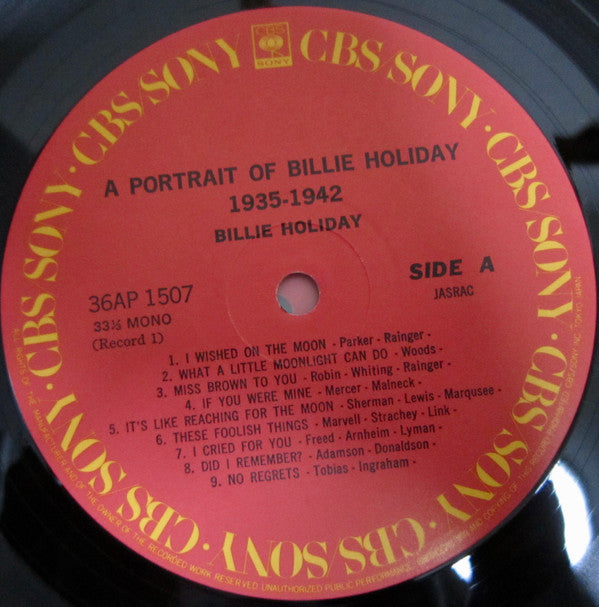 A Portrait Of Billie Holiday 1935~1942