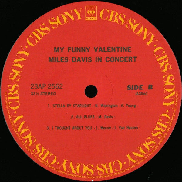 My Funny Valentine - Miles Davis In Concert