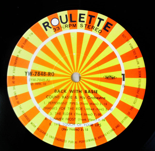 Back With Basie (More Hit Performances Of The '60's)