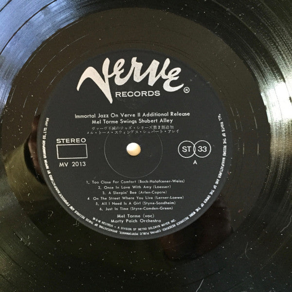 Swings Shubert Alley