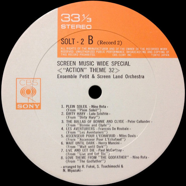 Screen Music Wide Special 'Action' Theme 32