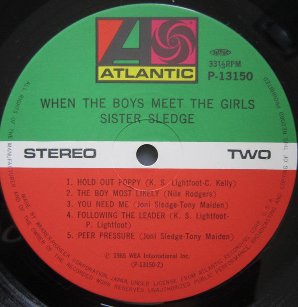 When The Boys Meet The Girls