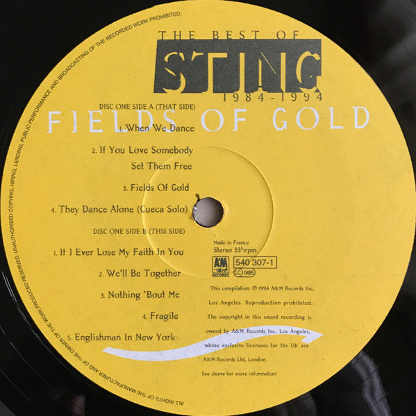 Fields Of Gold: The Best Of Sting 1984 - 1994