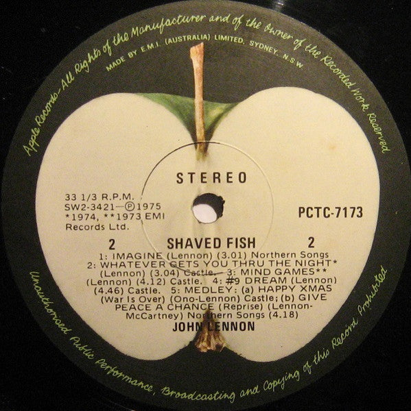 Shaved Fish