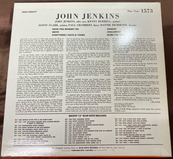 John Jenkins With Kenny Burrell