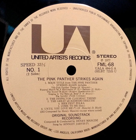 The Pink Panther Strikes Again (Original Motion Picture Soundtrack)