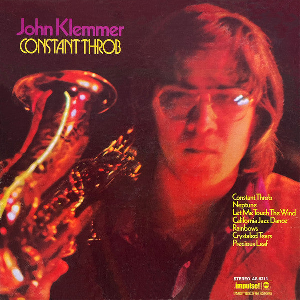 Master Release: Constant Throb by John Klemmer
