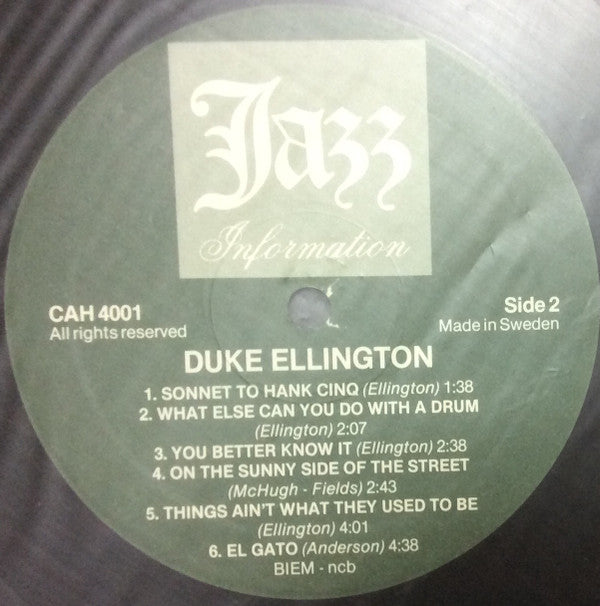 Duke Ellington In Sweden