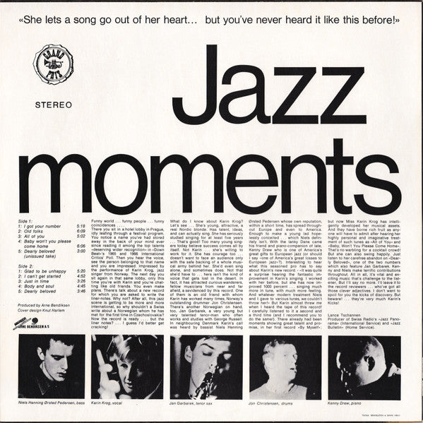 Jazz Moments With Karin Krog