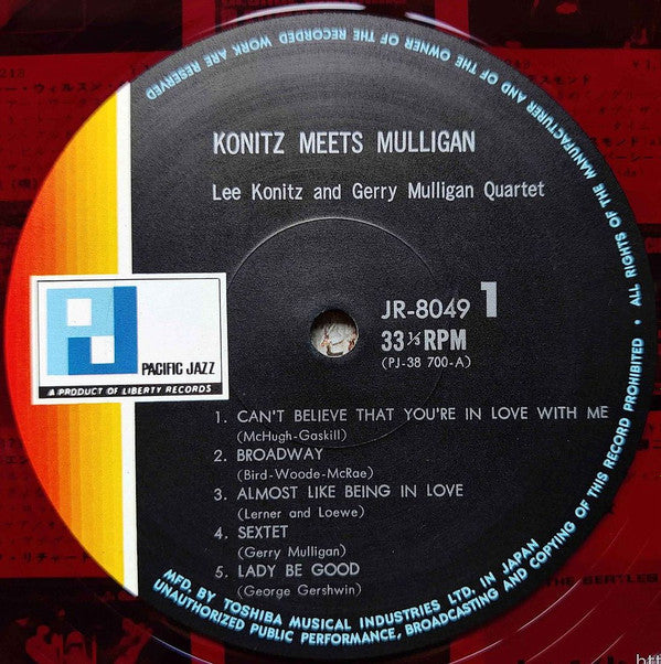 Konitz Meets Mulligan