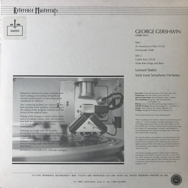 An American In Paris / Promenade / Catfish Row