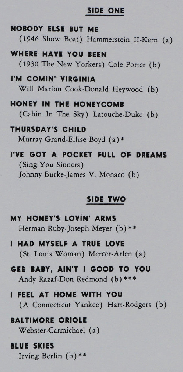 Barbara Lea With The Johnny Windhurst Quintets