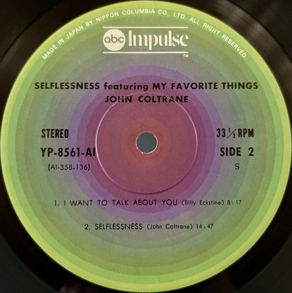 Selflessness Featuring My Favorite Things = セルフレスネス