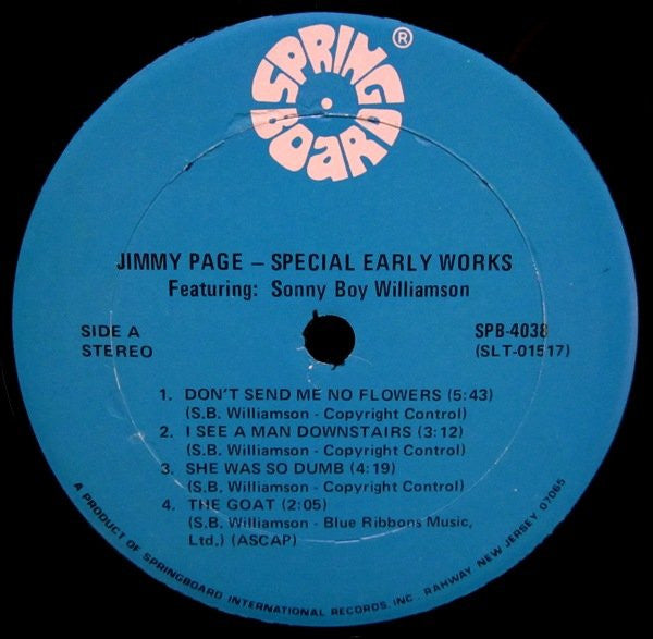 Special Early Works Featuring Sonny Boy Williamson