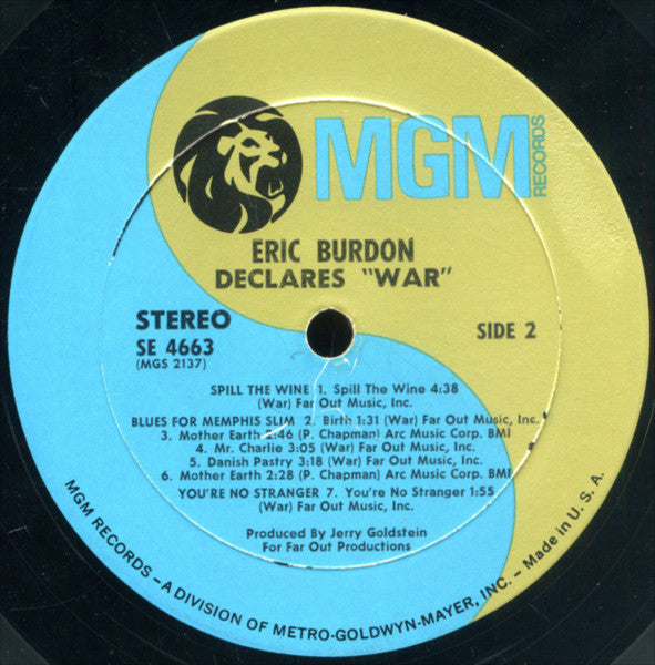 Eric Burdon Declares "War"