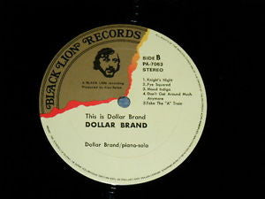 This Is Dollar Brand = ジス・イズ・ダラー・ブランド