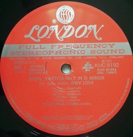 Partita No. 2 In D Minor Sonata No.3 In C Major