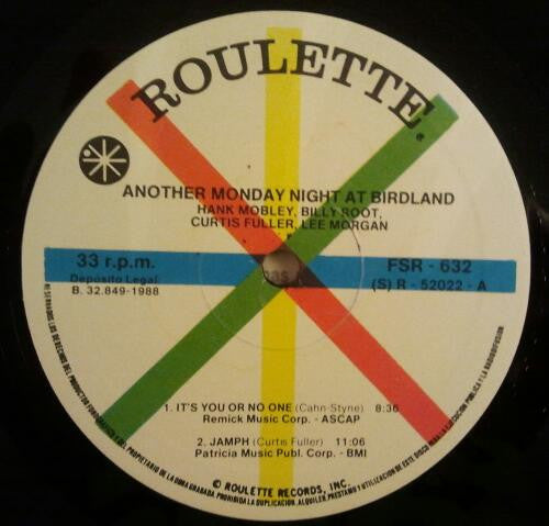 Another Monday Night At Birdland