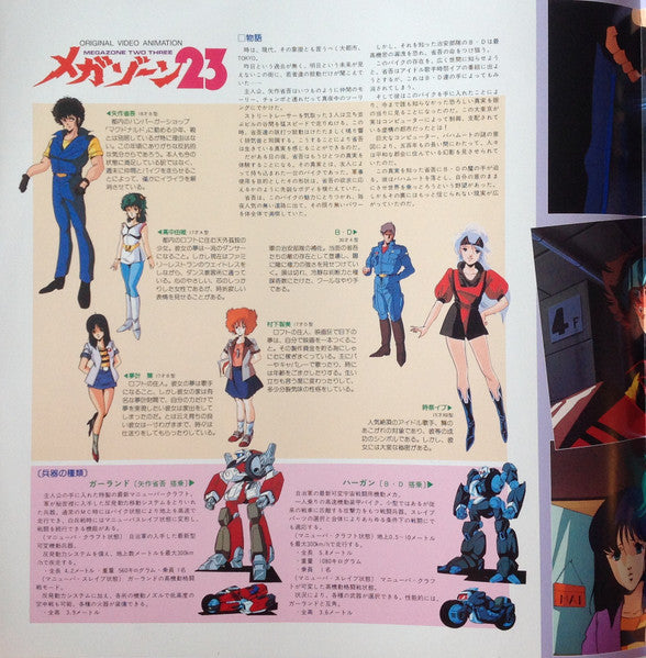 オリジナル・ビデオ・アニメーション・メガゾーン23 オリジナル・サウンドトラック 音楽篇 = Original Video Animation - Megazone Two Three