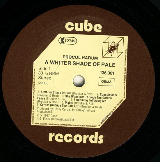A Whiter Shade Of Pale