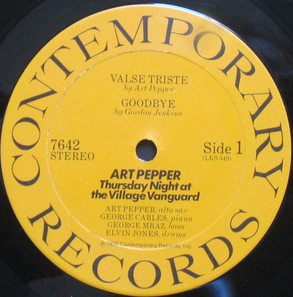 Thursday Night At The Village Vanguard