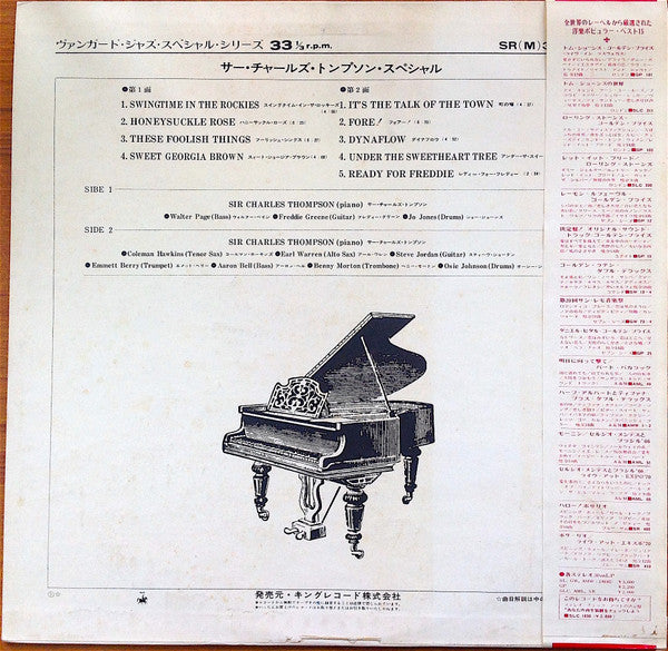 The Sir Charles Thompson Special