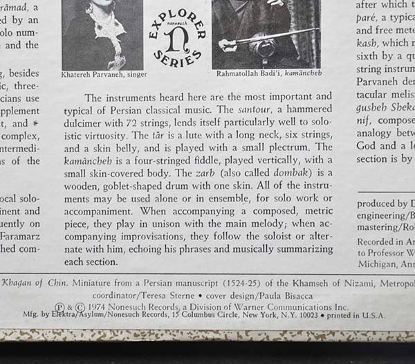 A Persian Heritage (Classical Music Of Iran)