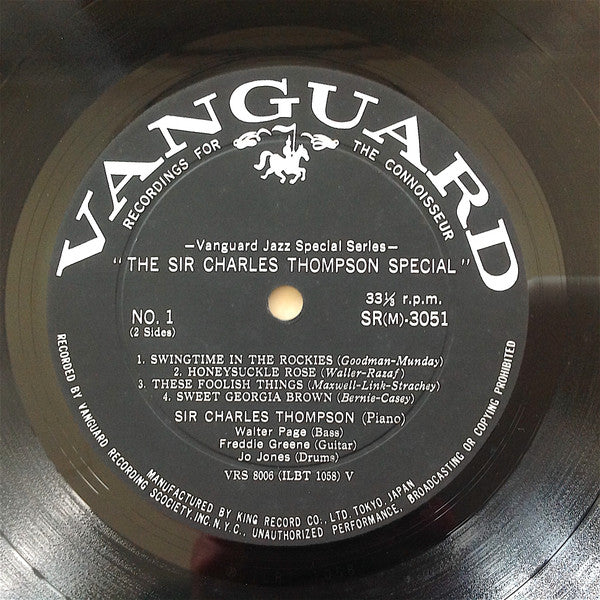 The Sir Charles Thompson Special