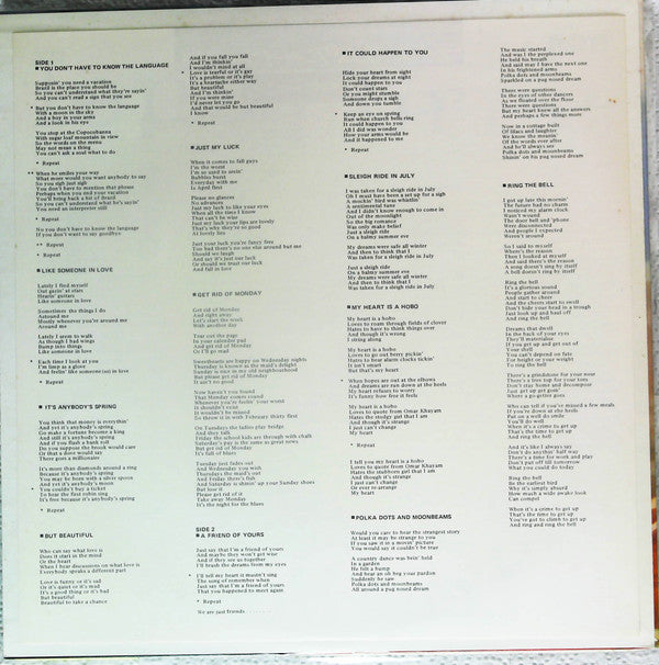 Songs By Burke And Van Heusen