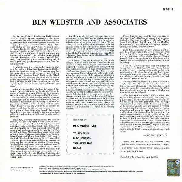 Ben Webster And Associates