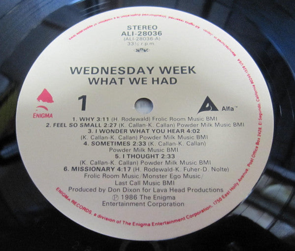 What We Had
