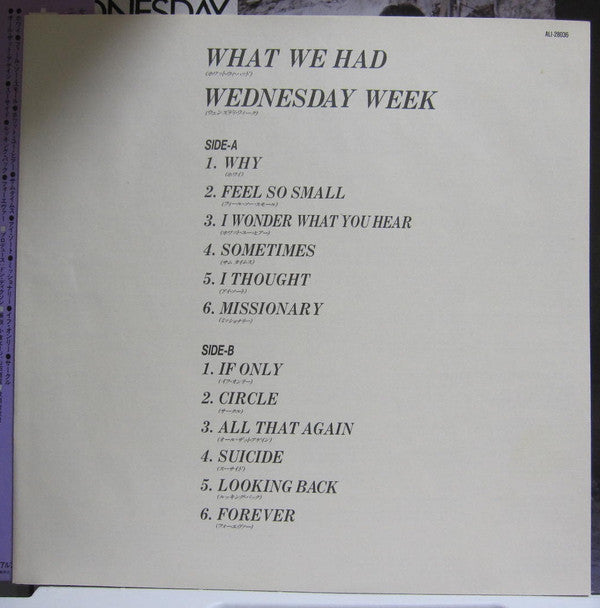 What We Had