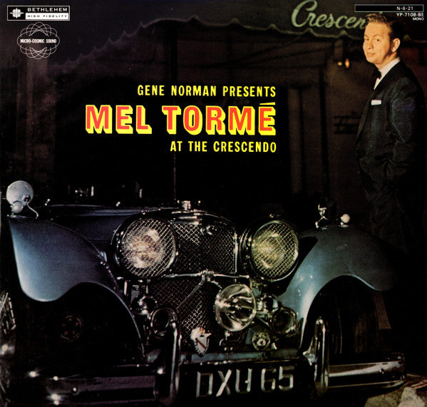 Gene Norman Presents Mel Tormé At The Crescendo