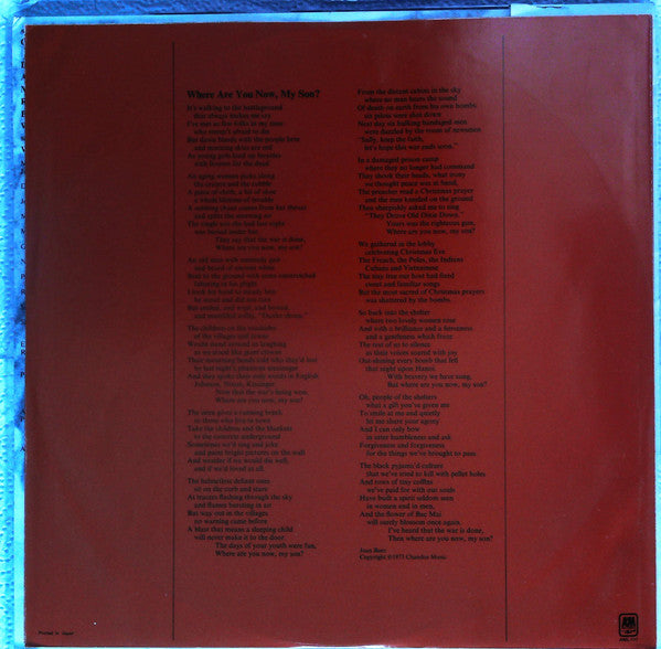 Where Are You Now, My Son?