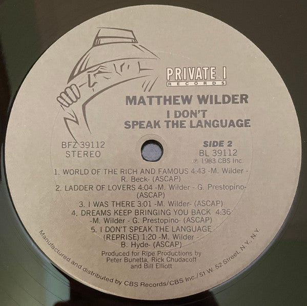 I Don't Speak The Language