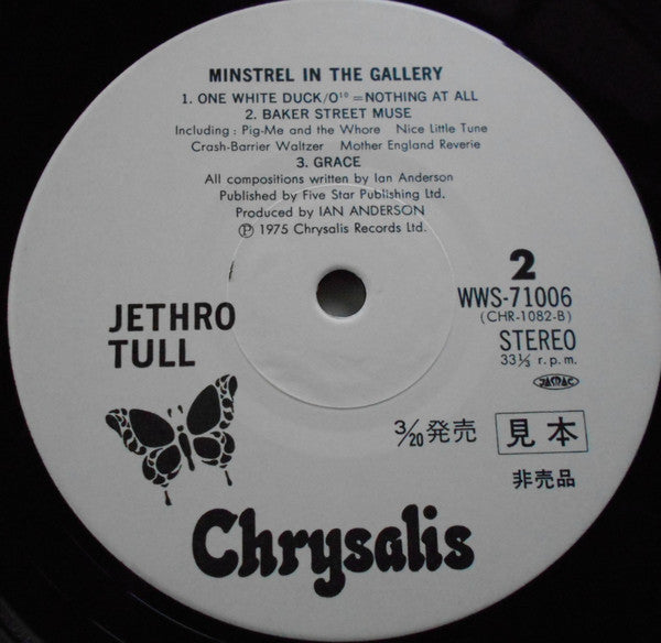 Minstrel In The Gallery