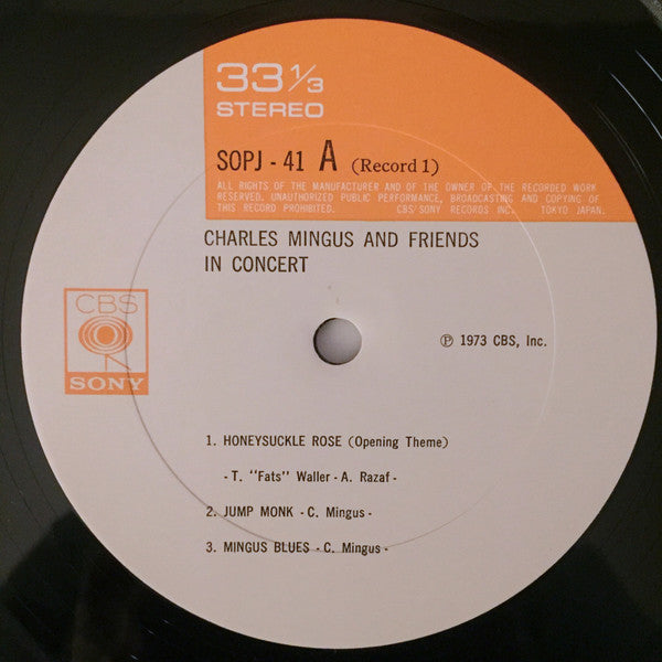 Charles Mingus and Friends In Concert