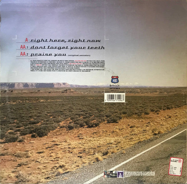 Release: Right Here, Right Now-Vinyl-France-1999-667149 6, SKINT 46-23153912