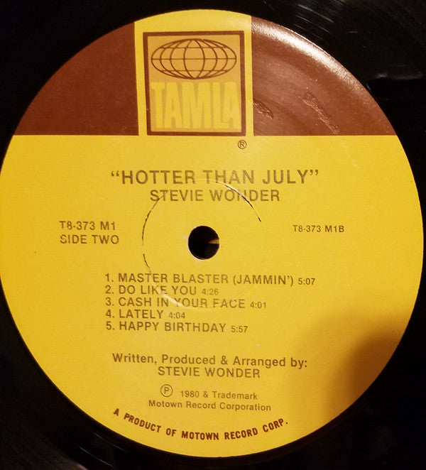 Hotter Than July