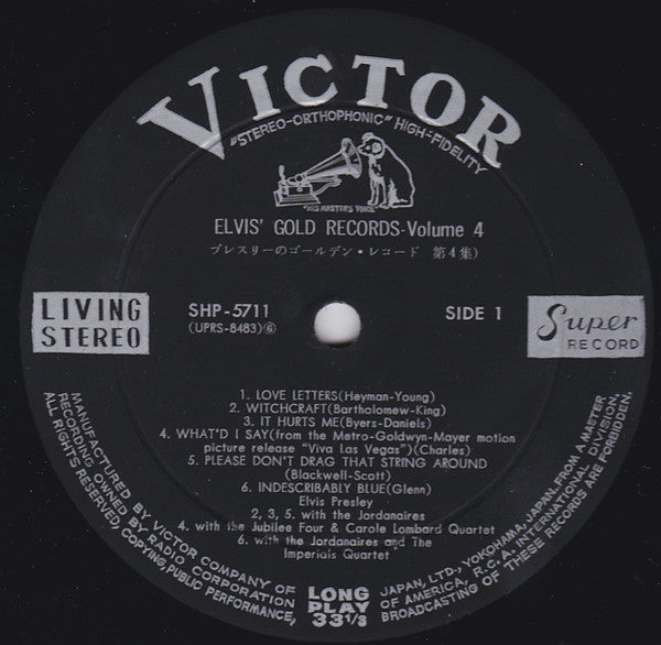 Elvis' Gold Records Volume 4