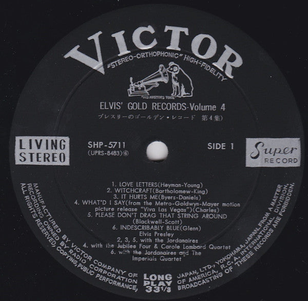 Elvis' Gold Records Volume 4