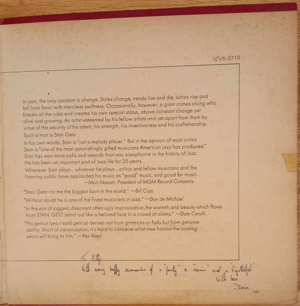 The Best Of Stan Getz