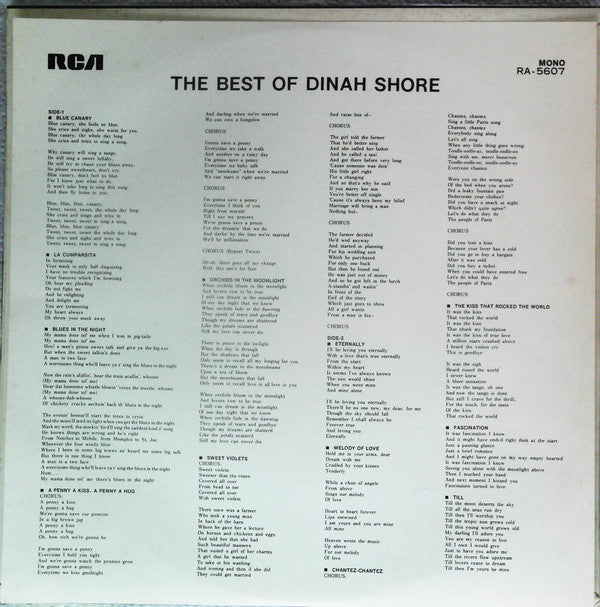 The Best Of Dinah Shore