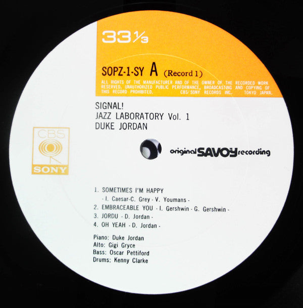 Jazz Laboratory Series Vol. 1 & 2 / Signal!